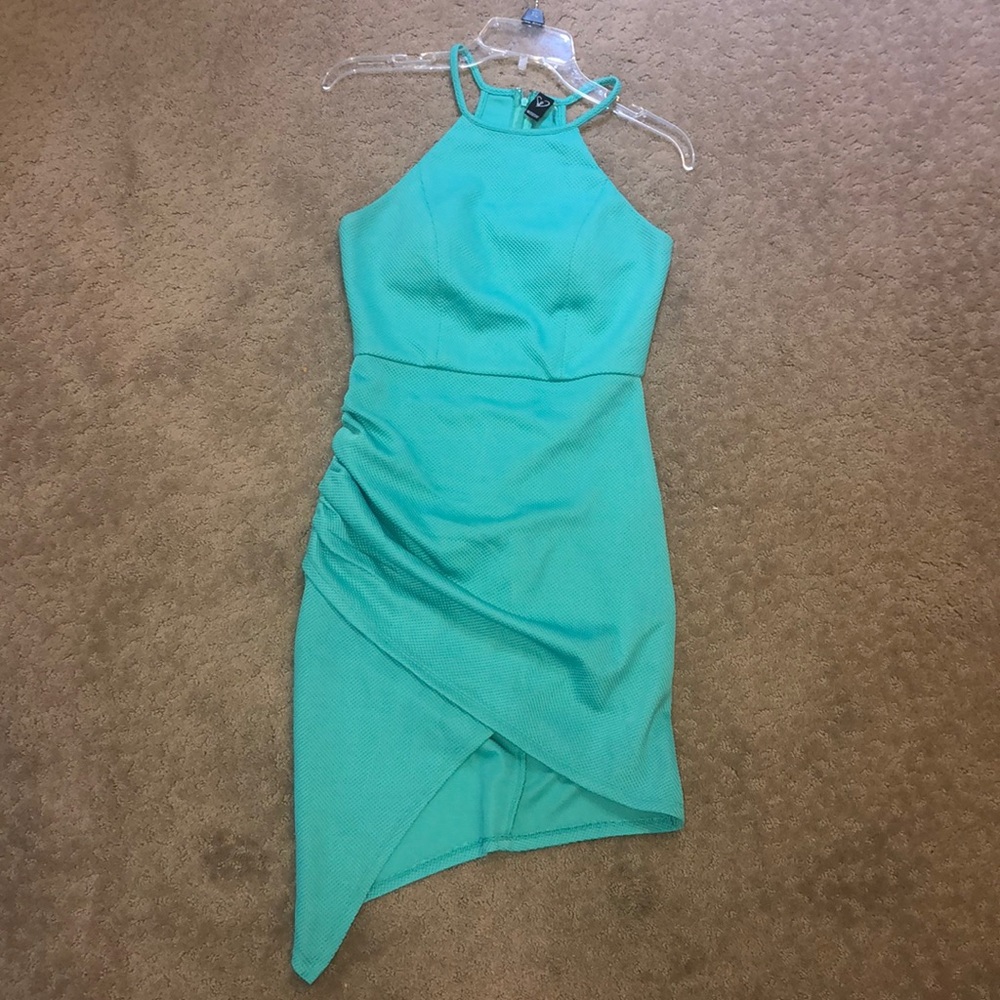 Turquoise party dress